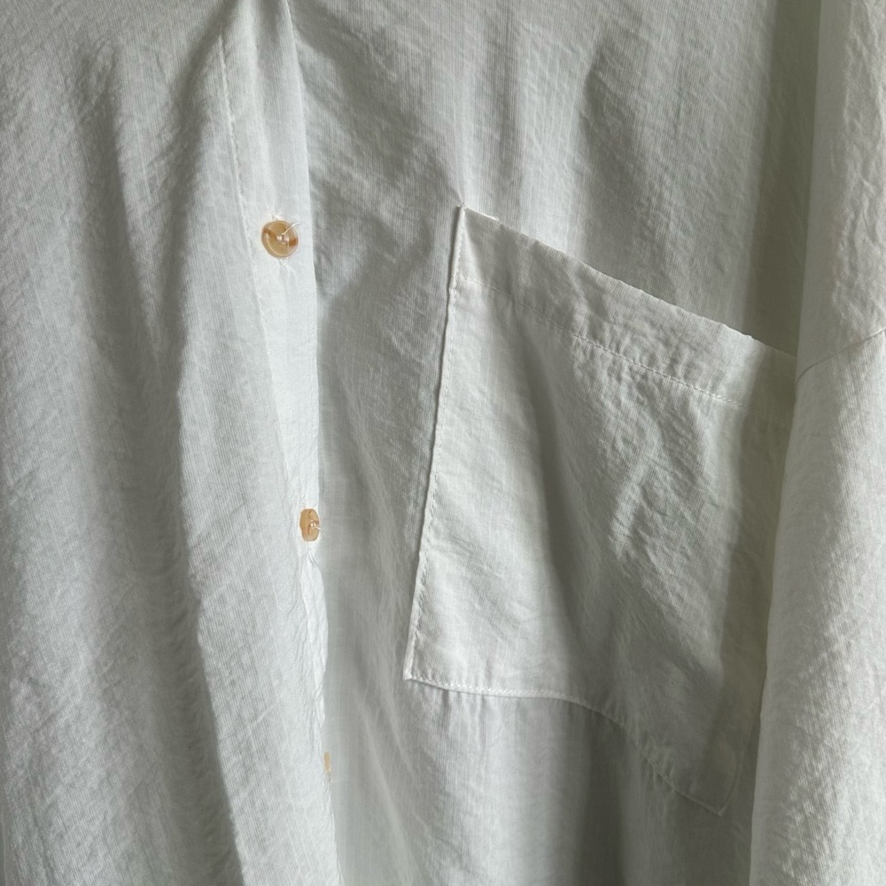 Blu Pepper White Button Down Collared Shirt Blous… - image 3